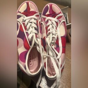 Coach Colorful Patterned Sneakers